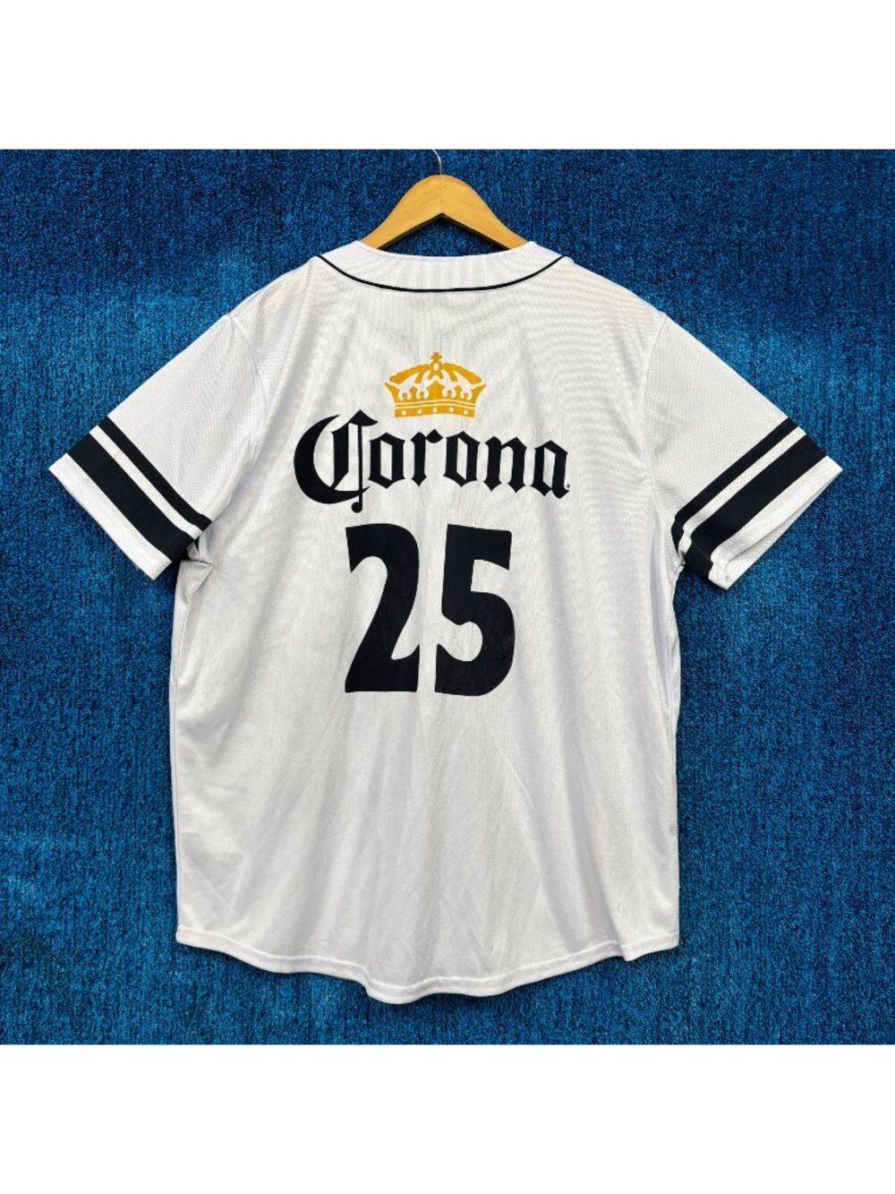 Corona "Corona 25" Graphic Baseball Jersey Size Extra Large
